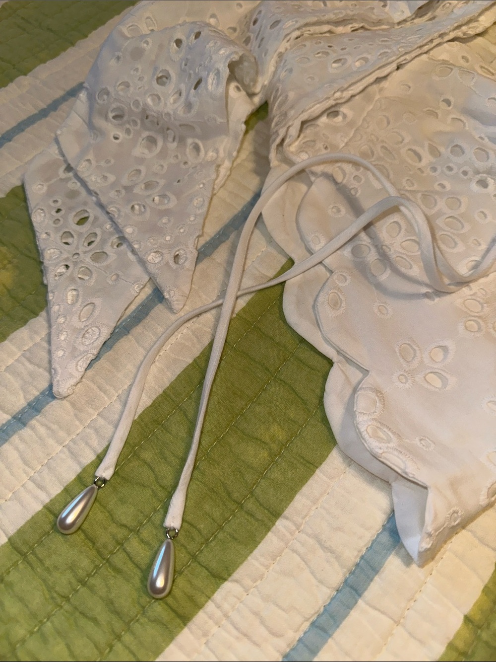Meshki Kensley Broderie Halter Top - Picture 3 of 4